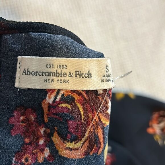 Abercrombie & Fitch Floral Ombre A Line Mini 3/4 Sleeve Dress Size S BIN D - Picture 6 of 7